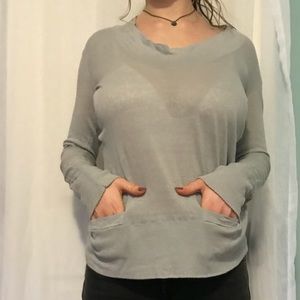 J. Crew Scoop Neck Sweater (w/ pockets!)